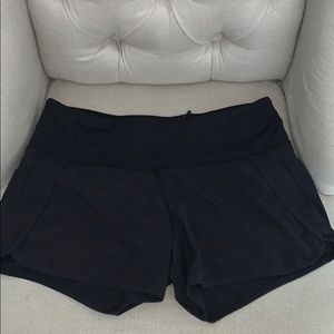 Black lululemon Speed Up Short Long